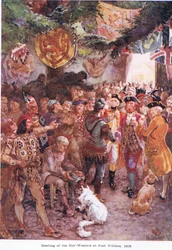 Meeting of the NorWesters at Fort William 1816